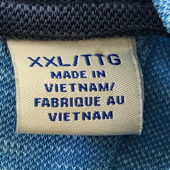 Tommy Bahama Polo Shirt Men XXL Blue Short Sleeve Stretch Athleisure Golf 17424 - Picture 4 of 10